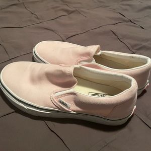 BABY PINK VANS SIZE 7.5 WOMENS